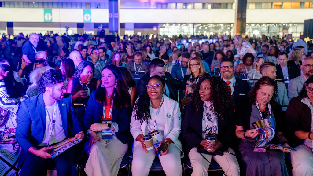 Attendees at the Main Stage